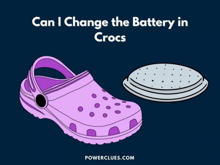 can i change the battery in crocs?