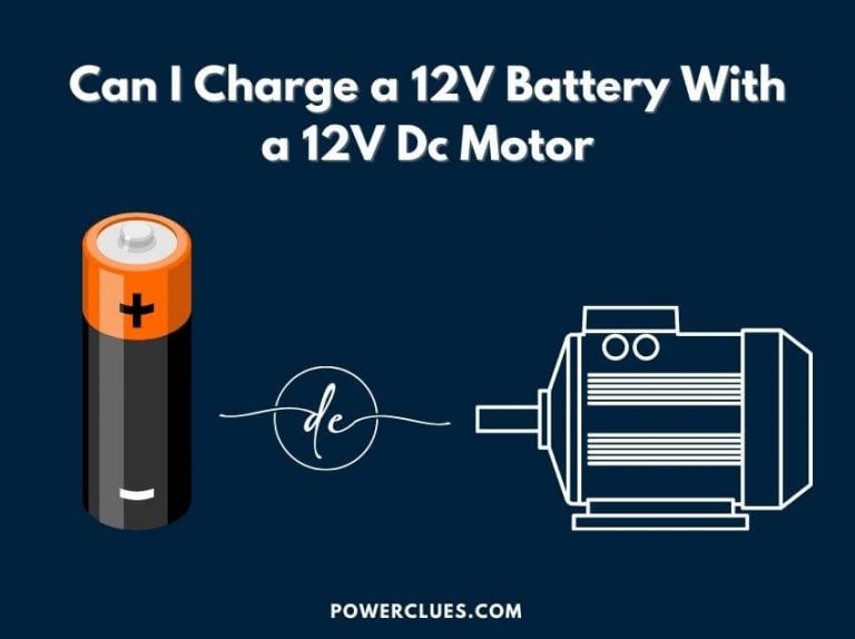 Can I Charge a 12V Battery With a 12V DC Motor?