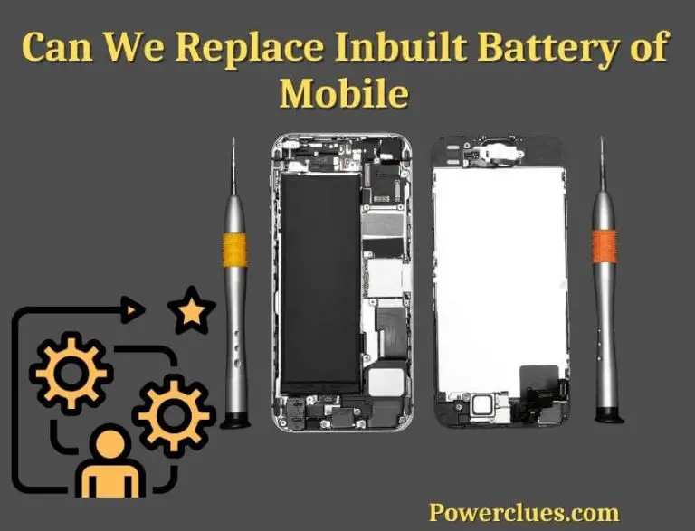 can we replace inbuilt battery of mobile?
