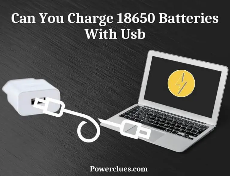 can you charge 18650 batteries with usb