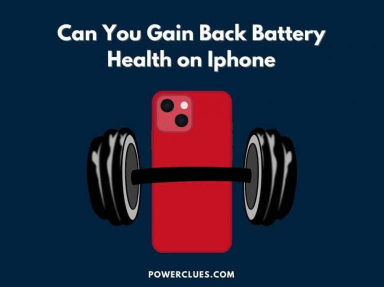 can you gain back battery health on iphone?