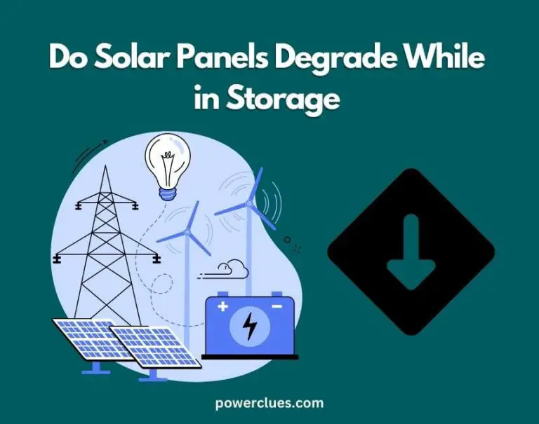 do solar panels degrade while in storage