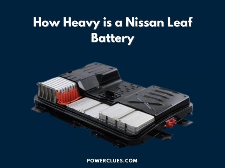 how heavy is a nissan leaf battery?