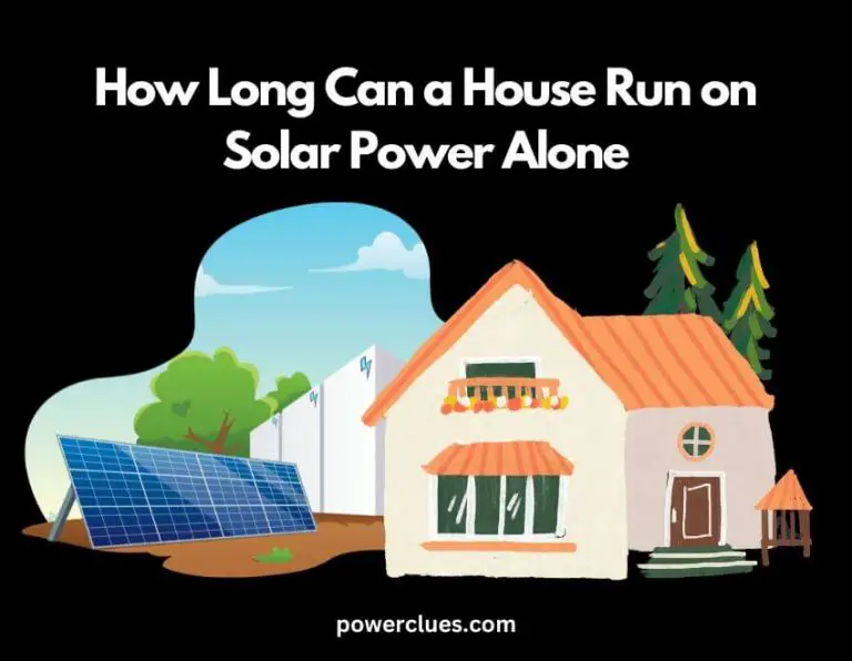 how long can a house run on solar power alone?