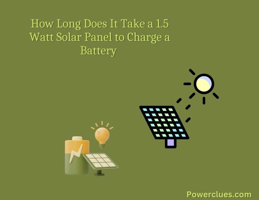 how long does it take a 25 watt solar panel to charge a 12v battery 1