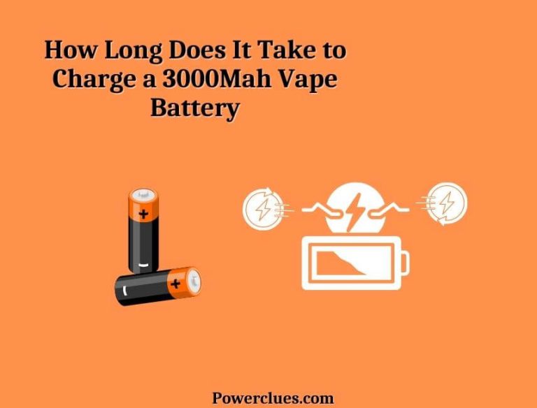 how long does it take to charge a 3000mah vape battery?