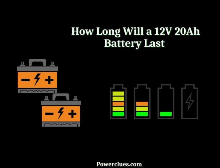 how long will a 12v 20ah battery last? (here is the solution)