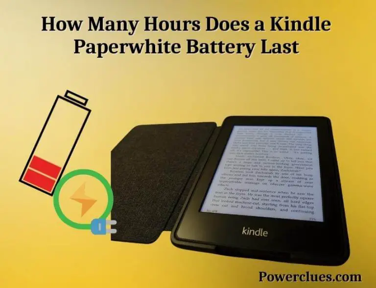 how many hours does a kindle paperwhite battery last?