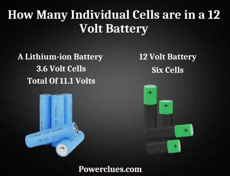 how many individual cells are in a 12 volt battery?
