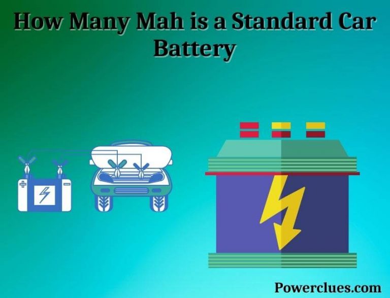 how much mah is a standard car battery?