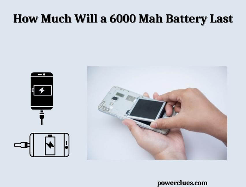 How Much Will a 6000 mAh Battery Last? (mAh Battery Life Chart) Power