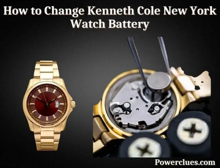 how to change kenneth cole new york watch battery?