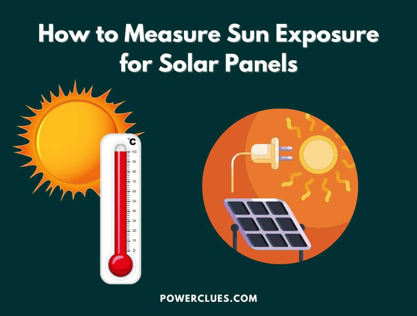 how to measure sun exposure for solar panels