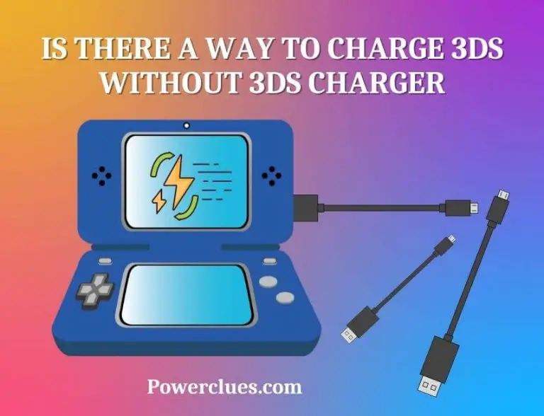 is there a way to charge 3ds without 3ds charger?