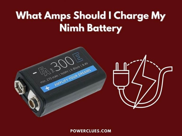 what amps should i charge my nimh battery?
