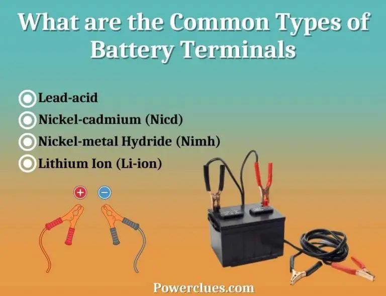 what are the common types of battery terminals? (well explanation)