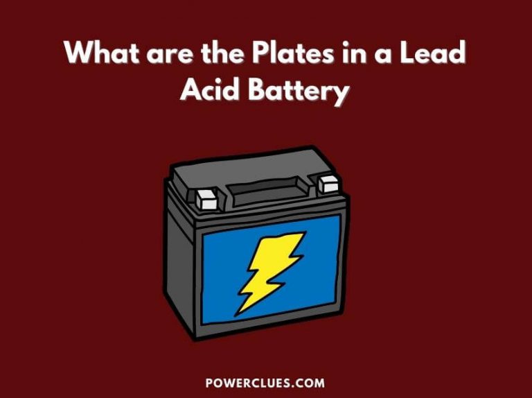 what are the plates in a lead acid battery?