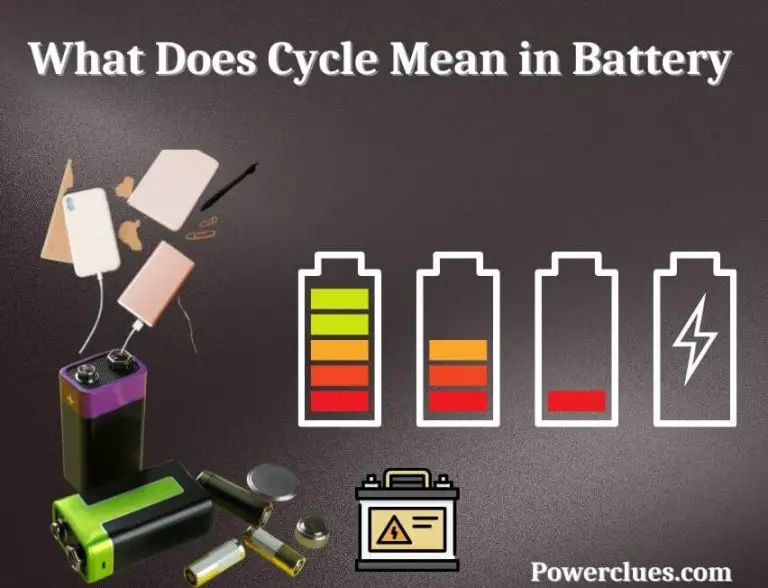 what does cycle mean in battery? (you have to know it)