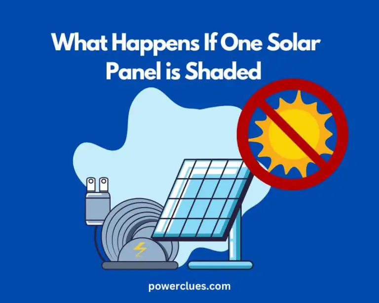 what happens if one solar panel is shaded?