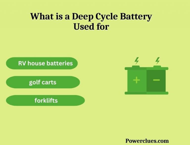 What is a Deep Cycle Battery Used for?