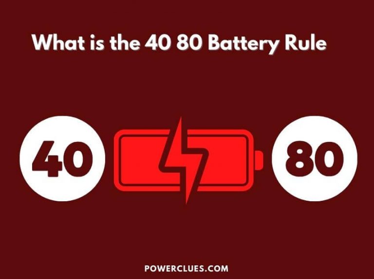 what is the 40-80 battery rule? what damages phone battery?