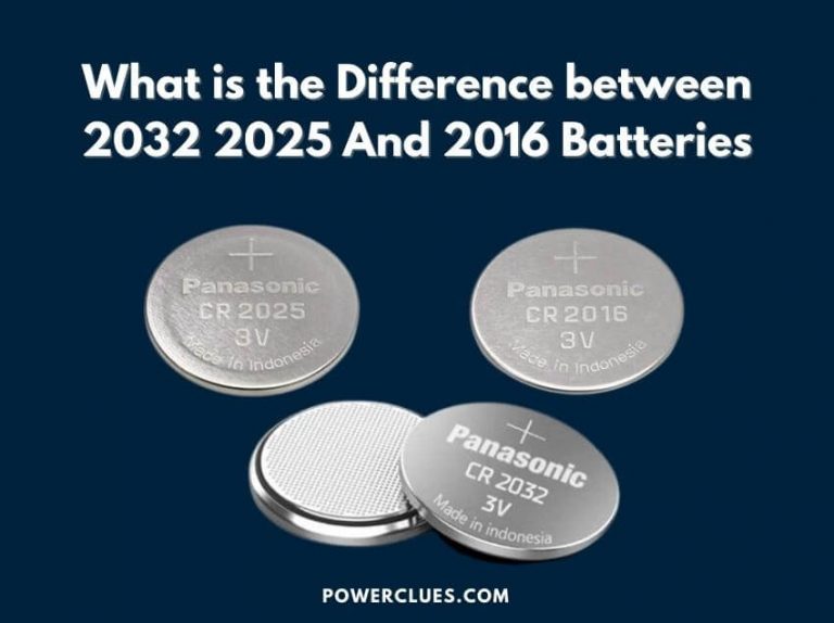 what is the difference between 2032 2025 and 2016 batteries?
