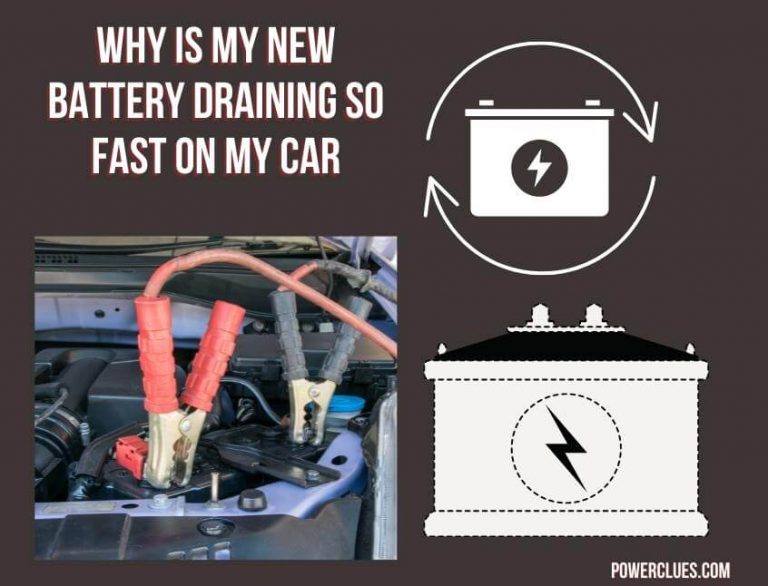 why is my new battery draining so fast on my car?