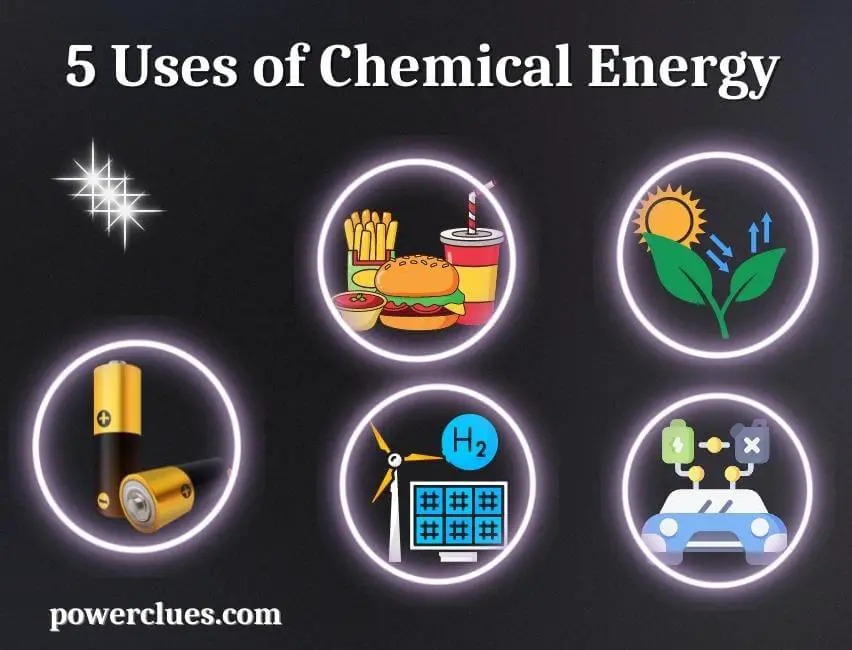 4 Uses of Chemical Energy (Types & Characteristics of Chemical Energy
