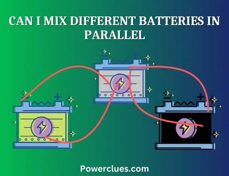 can i mix different batteries in parallel