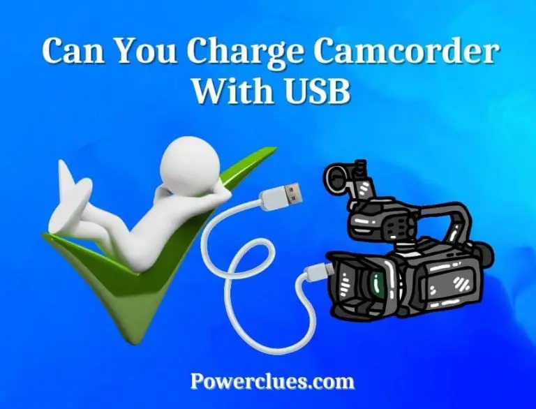 can you charge camcorder with usb? (how do i charge my camcorder?)