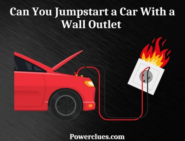 can you jumpstart a car with a wall outlet?