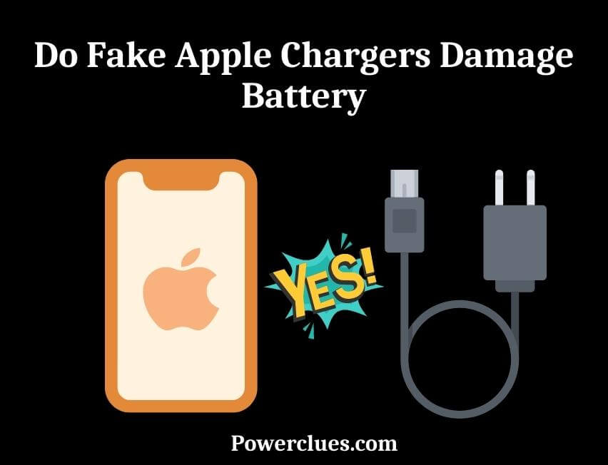 do fake apple chargers damage battery
