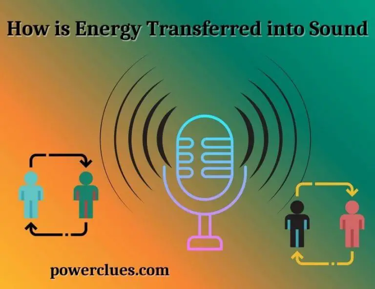 how is energy transferred into sound? (sound energy formula)