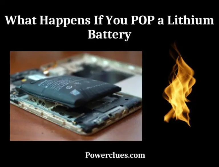 what happens if you pop a lithium battery