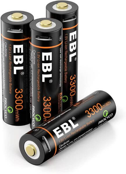 which type of batteries are used in portable electronics
