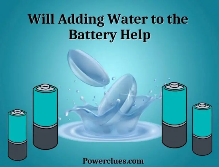 will adding water to the battery help