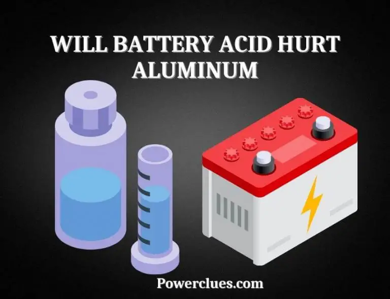 will battery acid hurt aluminum