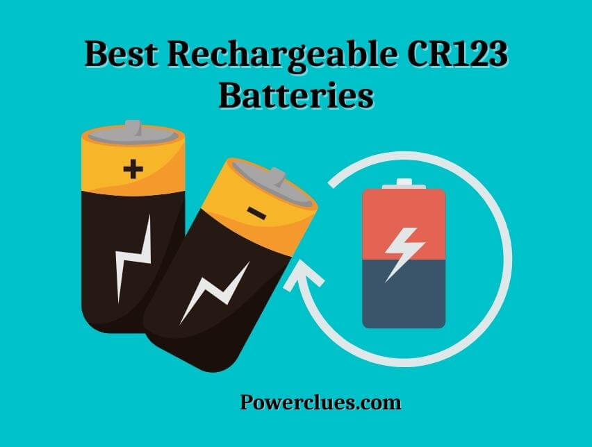 best rechargeable cr123 batteries