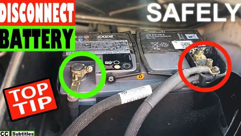 why disconnect a negative battery terminal when working on a car (1)