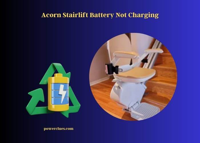 troubleshooting acorn stairlift battery charging issues