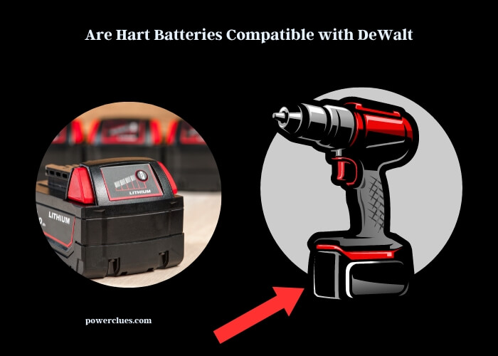 are hart batteries compatible with dewalt