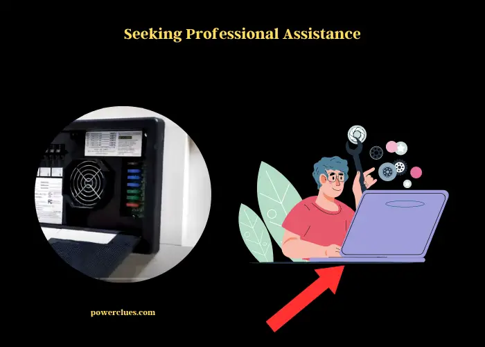 seeking professional assistance